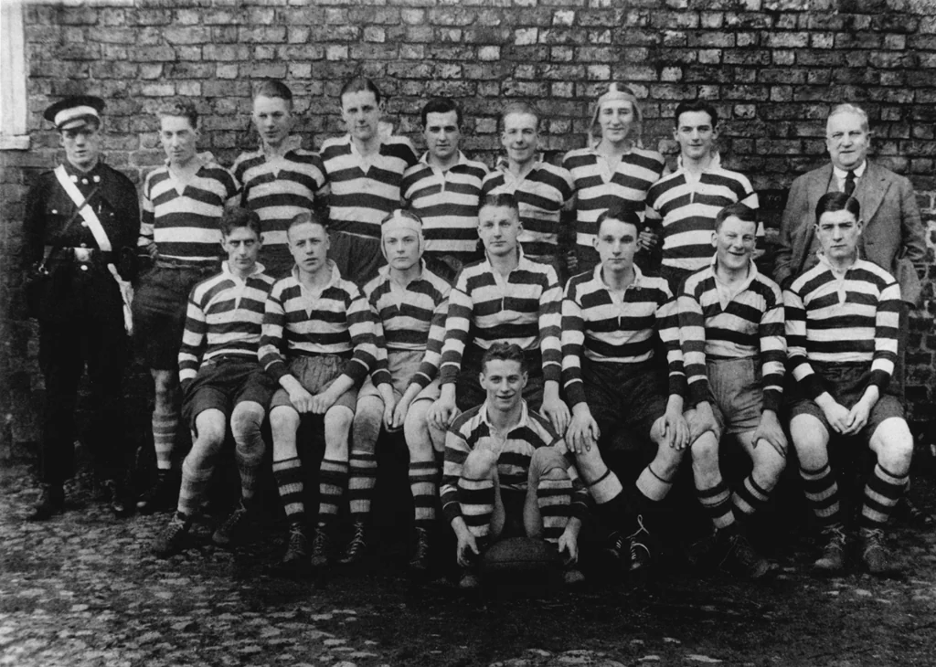 Ashton-on-Mersey Rugby Union Football Club opening season team, 1930 to 1931
